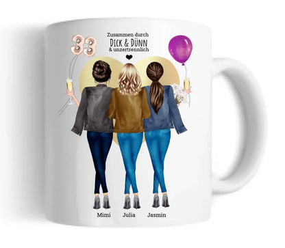 Freundinnen Tasse Geschenk Tasse, Personalisierte Tasse für Freundin, Geburtstagsgeschenk Geschenkidee