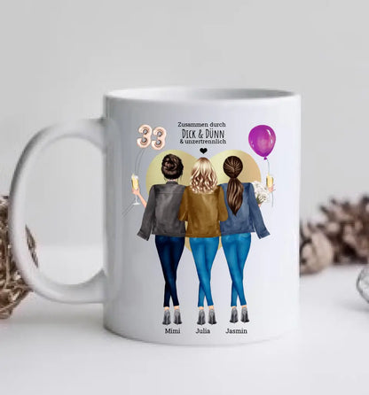 Freundinnen Tasse Geschenk Tasse, Personalisierte Tasse für Freundin, Geburtstagsgeschenk Geschenkidee