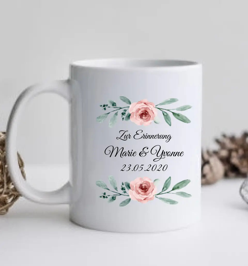 Personalisierte Tasse Geschenk Trauzeugin - Brautgeschenk - Hochzeitsgeschenk