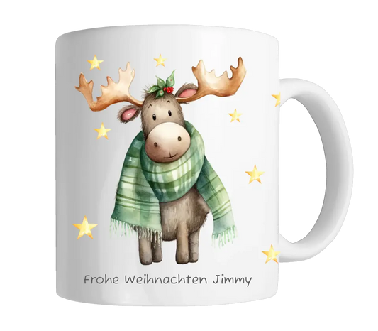 Personalisierte Tasse - Geschenk Weihnachtstasse - Nikolaustasse mit Namen