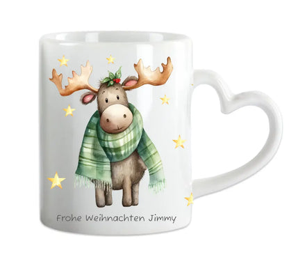 Geschenk Nikolaus, Weihnachten personalisiert -  Kindertasse, Kinderbecher, Kinderteller - Nikolaustasse, Weihnachtstasse - mit Name