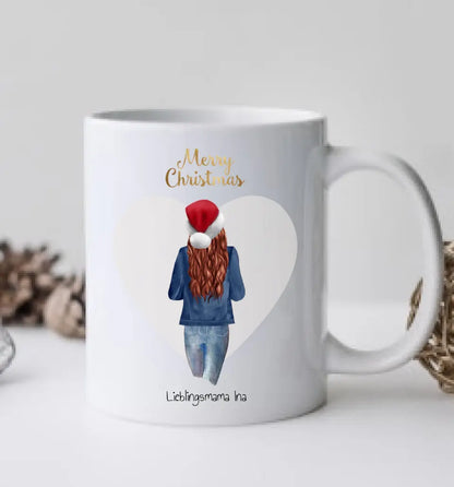 Weihnachtsgeschenk Geschenk Mama, Freundin, Schwester - personalisierte Tasse, Geburtstagsgeschenk - Weihnachtsgeschenk