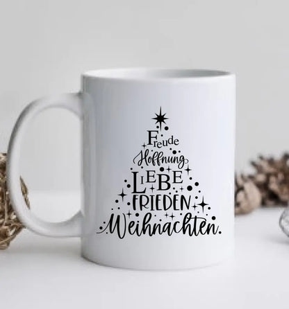 Weihnachtsgeschenk Geschenk Mama, Freundin, Schwester - personalisierte Tasse, Geburtstagsgeschenk - Weihnachtsgeschenk