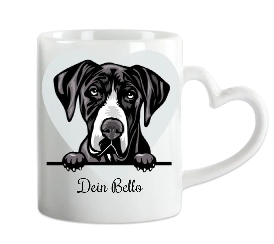 Personalisierte Haustiertasse - Lieblingstasse Lieblingsmensch mit Hund Motiv - Dog Mug für Hundefreunde und Tierliebhaber