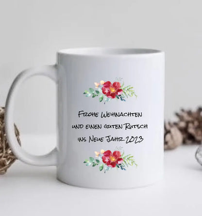 3 Beste Freundinnen Geschenk Tasse personalisiert- Beste Freundin Weihnachtsgeschenk Weihnachtstasse