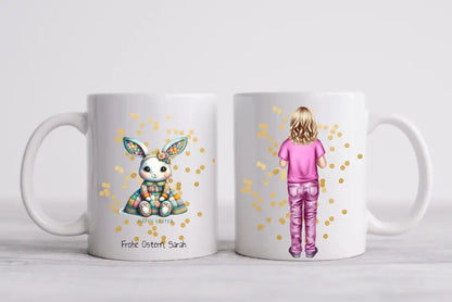 Ostergeschenk Ostertasse personalisiertes Geschenk Kindertasse, Schwester, Tassendruck