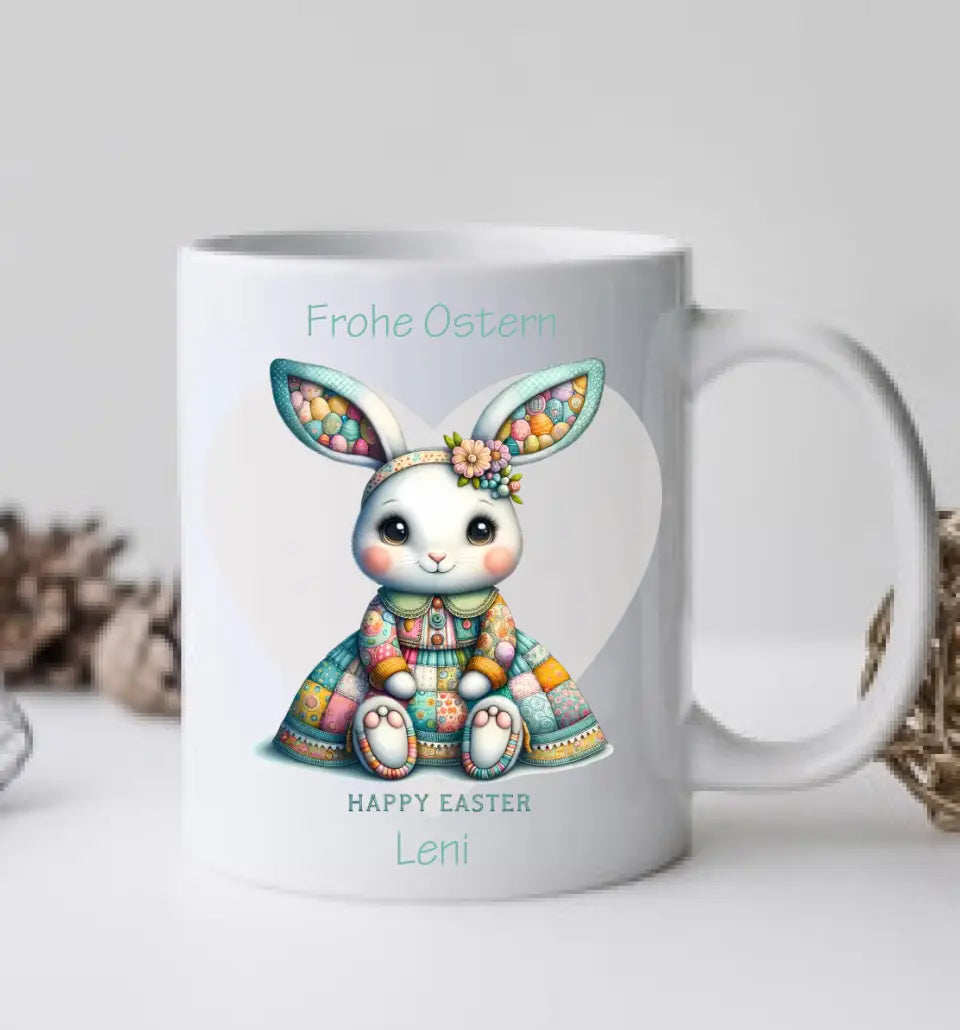 Ostergeschenk Ostertasse personalisiertes Geschenk für Kinder, Mama, Schwester, Oma, Kollegin