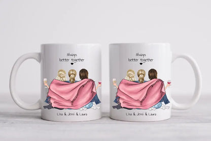 Personalisiertes Kaffeebecher Geschenk für Freundin Tasse Geburtstagsgeschenk