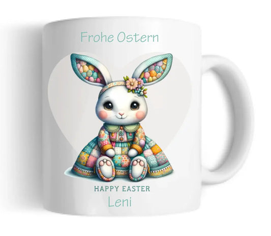 Ostergeschenk Ostertasse personalisiertes Geschenk für Kinder, Mama, Schwester, Oma, Kollegin Keramiktasse 330 ml Mug Classic - Panorama