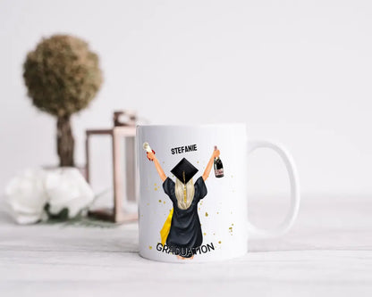 Personalisierte Tasse Schulabschluß, Geschenk Bachelor, Geschenk Master, Geschenk Doktor, Promotion Geschenk Tasse, Abitur, Abi, Ausbildung 2023