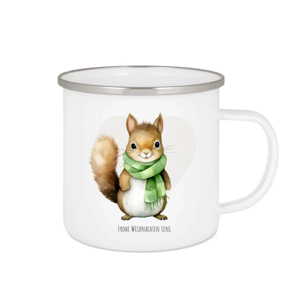 Geschenk Nikolaus, Weihnachten personalisiert -  Kindertasse, Kinderbecher, Kinderteller - Nikolaustasse, Weihnachtstasse - mit Name