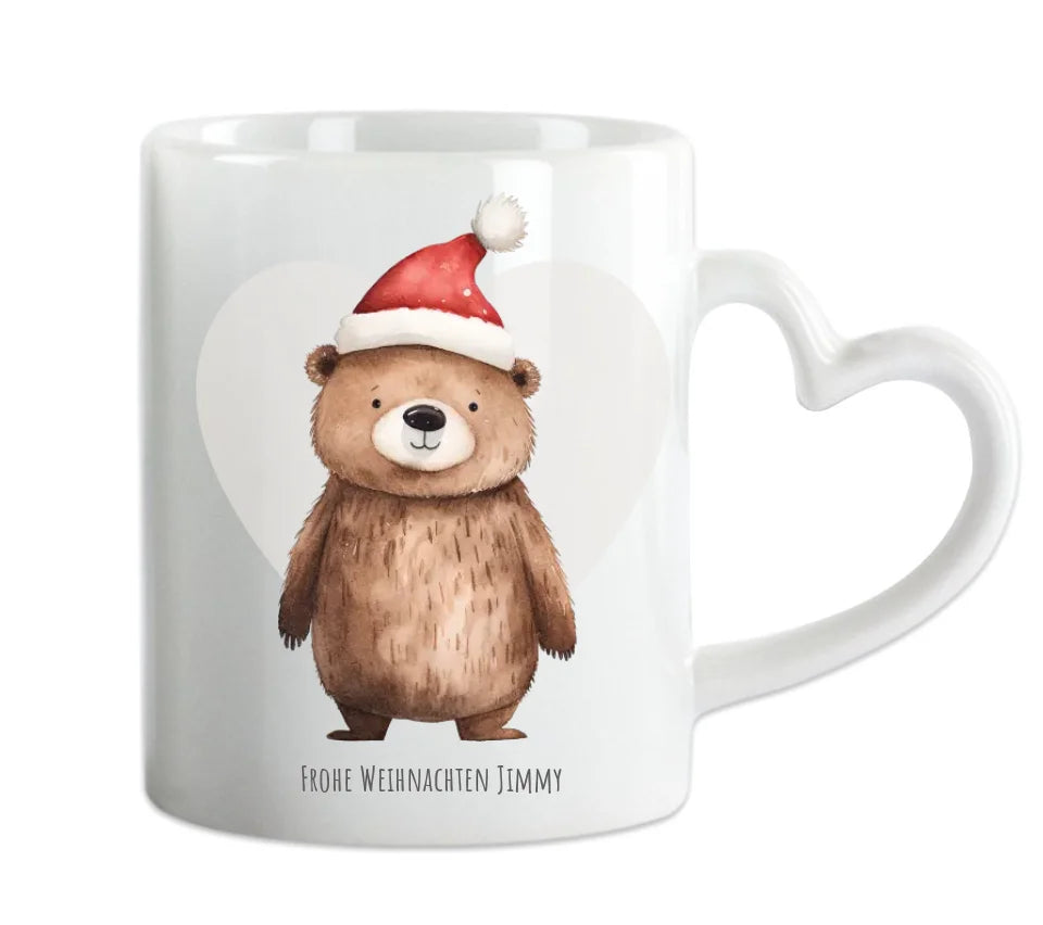 Geschenk Nikolaus, Weihnachten personalisiert -  Kindertasse, Kinderbecher, Kinderteller - Nikolaustasse, Weihnachtstasse - mit Name