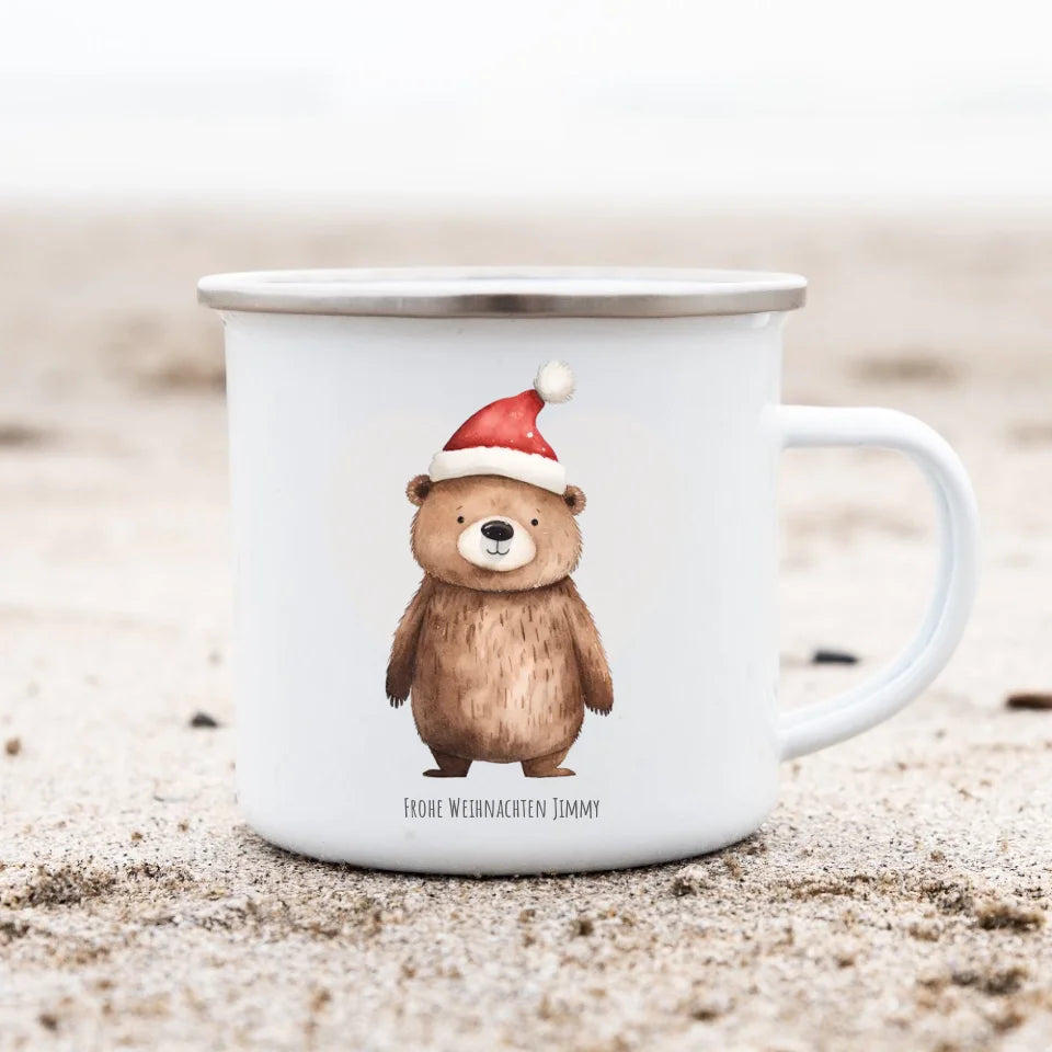 Geschenk Nikolaus, Weihnachten personalisiert -  Kindertasse, Kinderbecher, Kinderteller - Nikolaustasse, Weihnachtstasse - mit Name