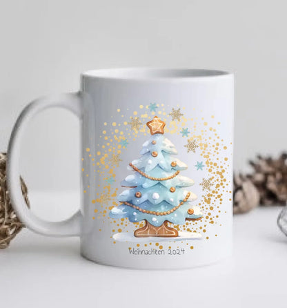 Geschenk Nikolaus, Weihnachten personalisiert -  Kindertasse, Kinderbecher, Kinderteller - Nikolaustasse, Weihnachtstasse - mit Name