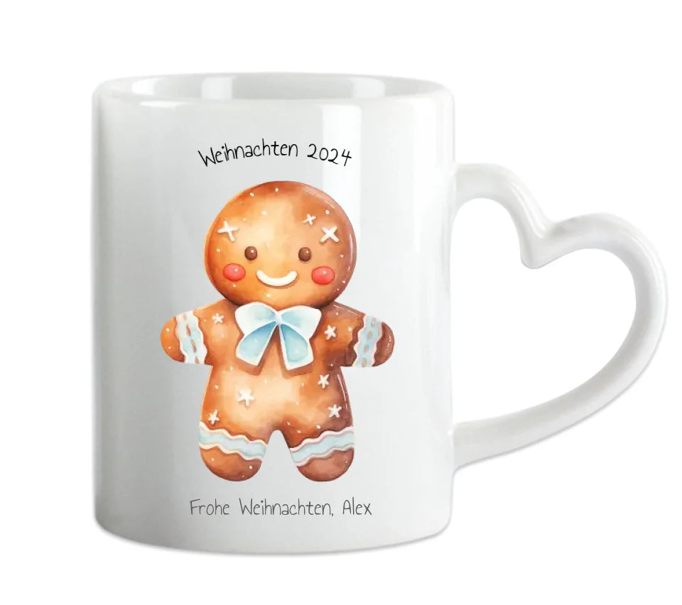 Personalisierte Kindertasse Nikolaustasse Weihnachtstasse, mit Namen Geschenk