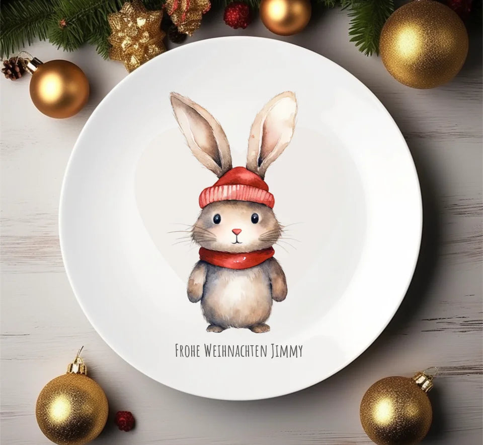 Geschenk Nikolaus, Weihnachten personalisiert -  Kindertasse, Kinderbecher, Kinderteller - Nikolaustasse, Weihnachtstasse -mit Name - mit Name