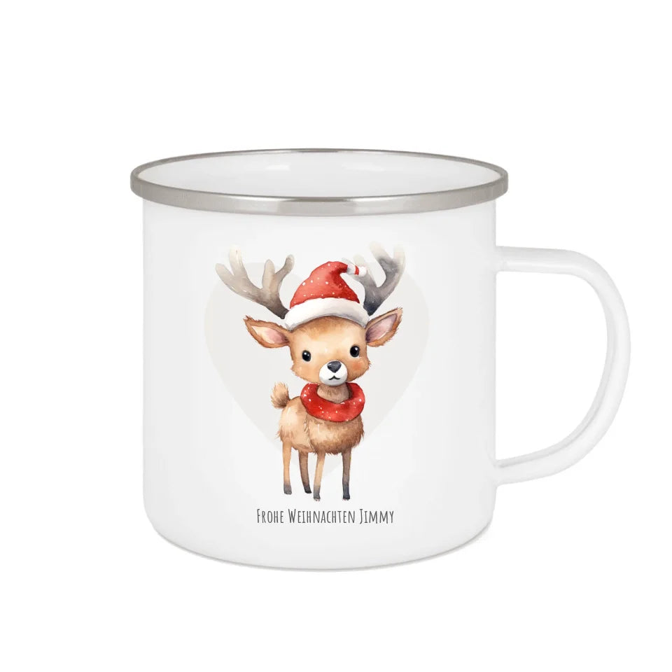 Geschenk Nikolaus, Weihnachten personalisiert -  Kindertasse, Kinderbecher, Kinderteller - Nikolaustasse, Weihnachtstasse -mit Name