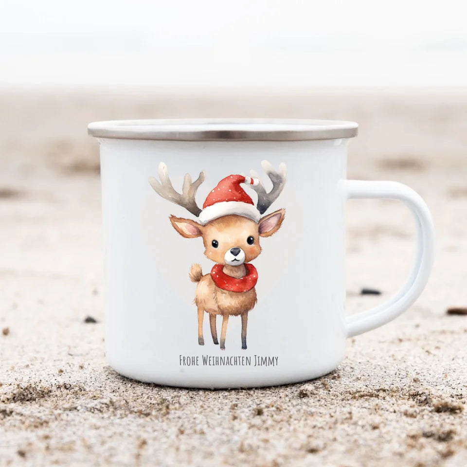 Geschenk Nikolaus, Weihnachten personalisiert -  Kindertasse, Kinderbecher, Kinderteller - Nikolaustasse, Weihnachtstasse -mit Name