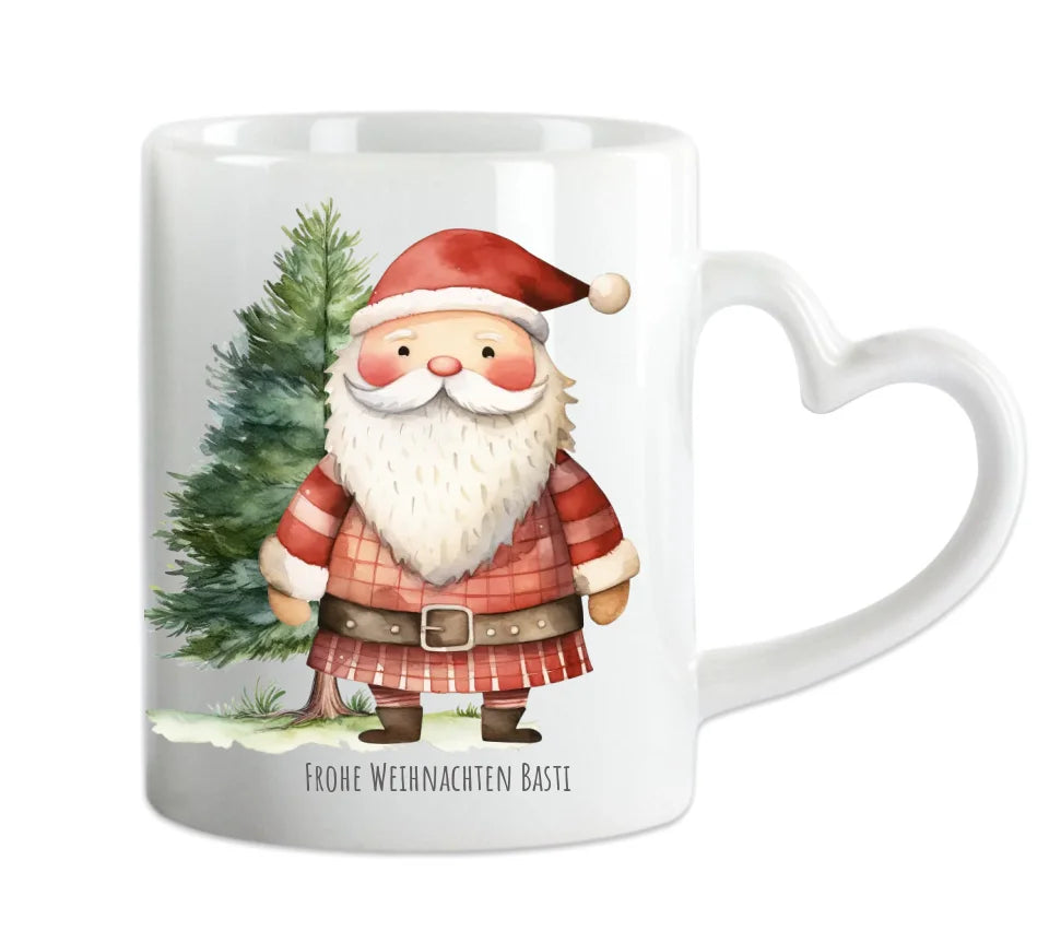 Geschenk Nikolaus, Weihnachten personalisiert -  Kindertasse, Kinderbecher, Kinderteller - Nikolaustasse, Weihnachtstasse