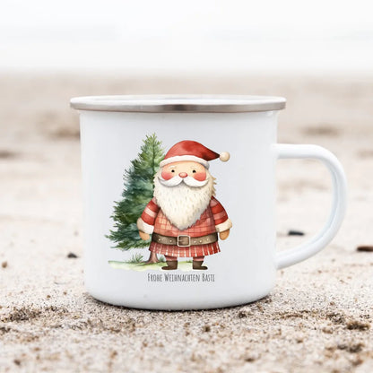 Geschenk Nikolaus, Weihnachten personalisiert -  Kindertasse, Kinderbecher, Kinderteller - Nikolaustasse, Weihnachtstasse