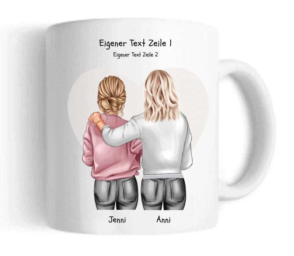 Personalisiertes Geschenk Tasse, Freundin Geschenk Tasse, Personalisiertes Geschenk Mama, Geschenk Mutter, Geschenk Valentinstag