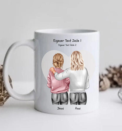 Personalisiertes Geschenk Tasse, Freundin Geschenk Tasse, Personalisiertes Geschenk Mama, Geschenk Mutter, Geschenk Valentinstag