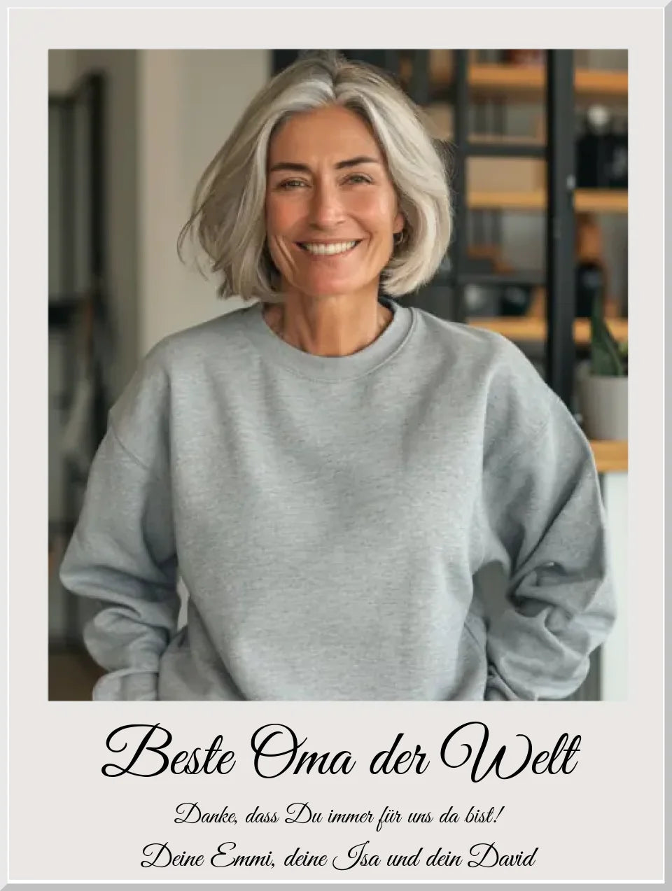 Fotoposter Geschenk personalisiert für Oma | Muttertagsgeschenk, Geburtstagsgeschenk