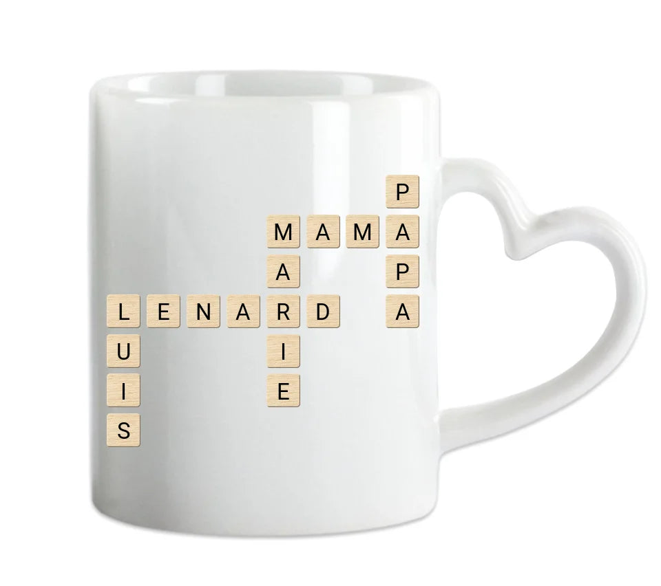 Weihnachtsgeschenk / Geburtstagsgeschenk personalisierte Tasse für Mama, Papa, Oma, Opa, Schwester, Bruder, Freundin & Freund