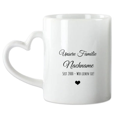 Weihnachtsgeschenk / Geburtstagsgeschenk personalisierte Tasse für Mama, Papa, Oma, Opa, Schwester, Bruder, Freundin & Freund