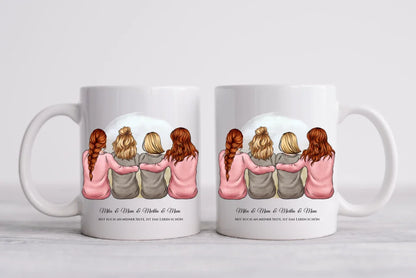 Personalisierte Tasse Geschenk für beste Freundin / 4 Freundinnen & Frauen - personalisierte Tasse mit Name und Spruch