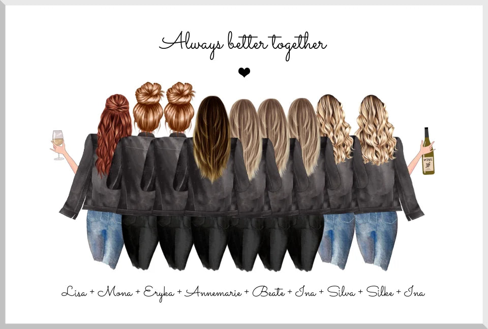 20x30 cm - Leinwand-quer