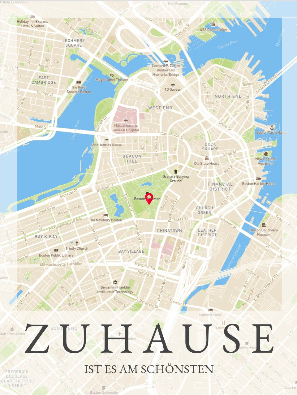 "Zuhause Koordinaten" Poster | Stadtkarte Zuhause Poster | Hochzeitsgeschenk | Hochzeitstag, Jahrestag