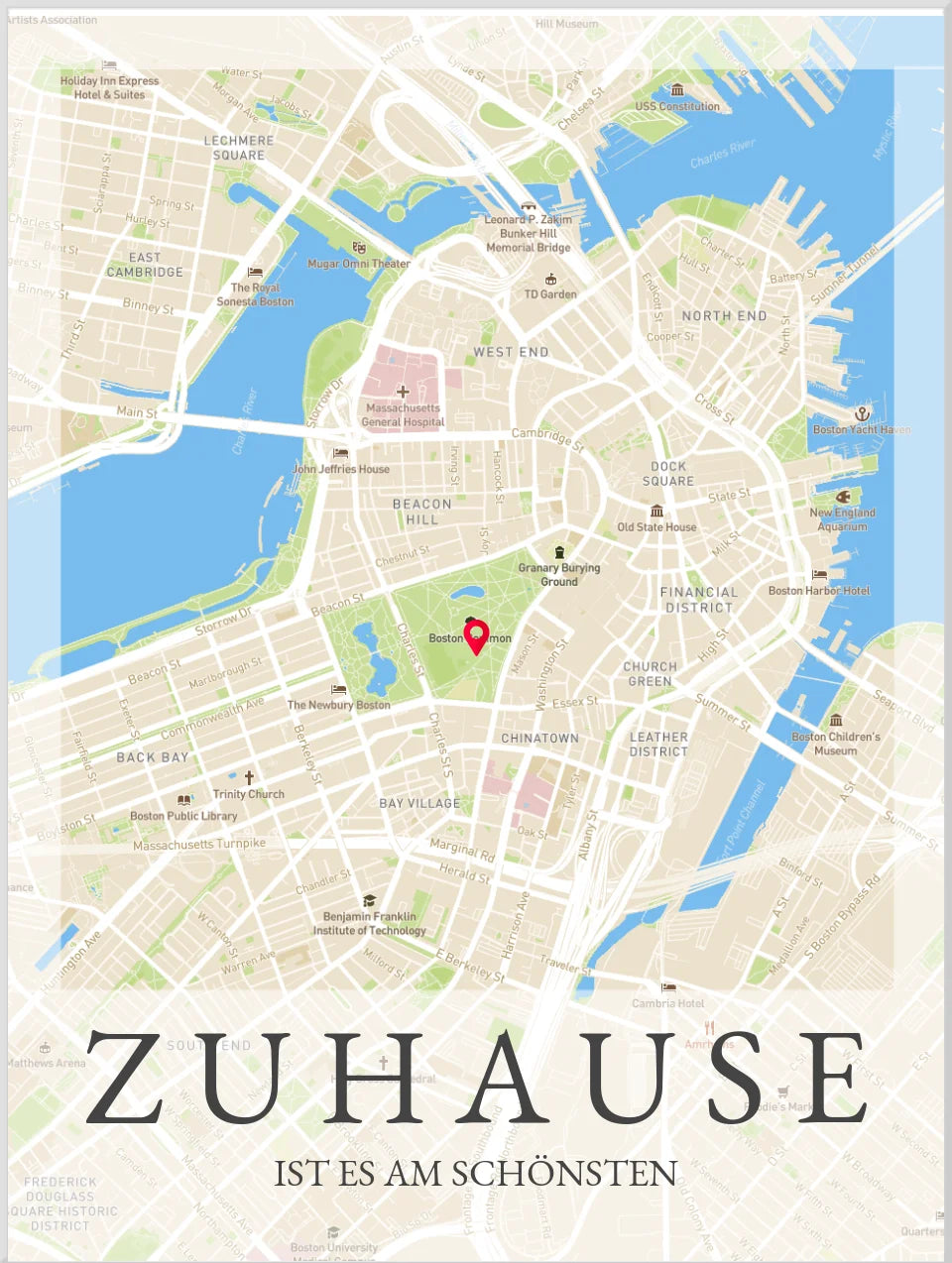 "Zuhause Koordinaten" Poster | Stadtkarte Zuhause Poster | Hochzeitsgeschenk | Hochzeitstag, Jahrestag