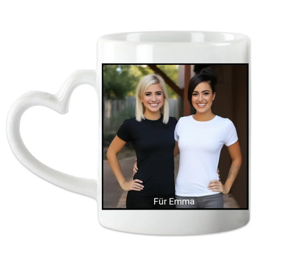 Personalisierte Fototasse mit eigenem Bild als Geburtstagsgeschenk - Weihnachtsgeschenk für Mama, Papa, Oma, Opa, beste Freunde