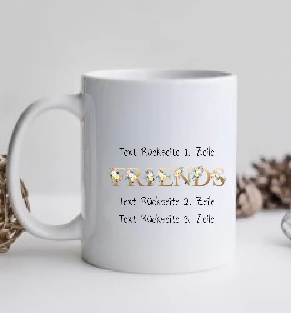 3 Beste Freundinnen Geschenk Tasse, Personalisierte Tasse Freundin, Geschenk Schwester, Geburtstagsgeschenk