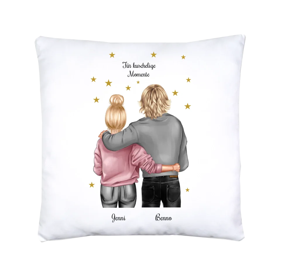 Personalisiertes Geschenk Bettwäsche für Verliebte, Paare, Partnergeschenk