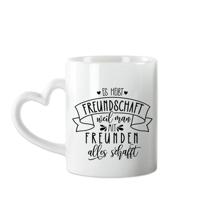 Personalisierte Tasse 2 Beste Freundinnen | Beste Freundin Geschenk Geburtstag | Schwester |  Muttertag | Kollegin