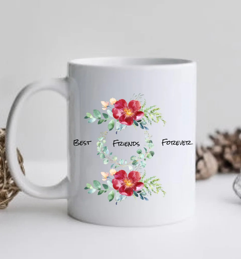 3 Beste Freundinnen Tasse – Personalisiertes Geschenk - Geburtstag & Weihnachten