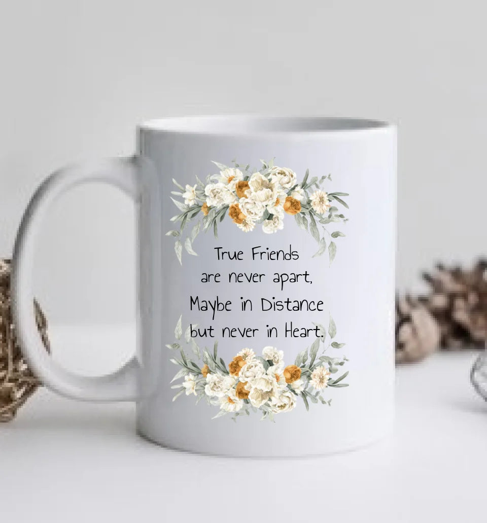 3 Beste Freundinnen Tasse mit Spruch, Personalisierte Kaffeebecher, Geschenk Familie, Schwester, Kollegin, Tassendruck