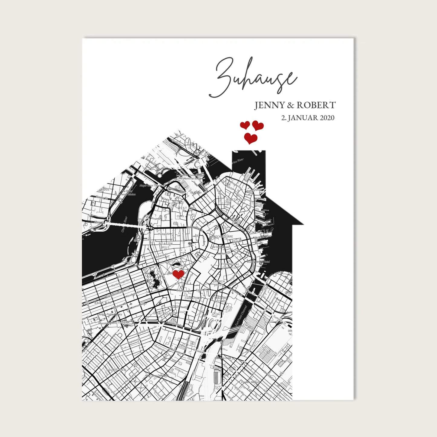 creme 30x40 Leinwand