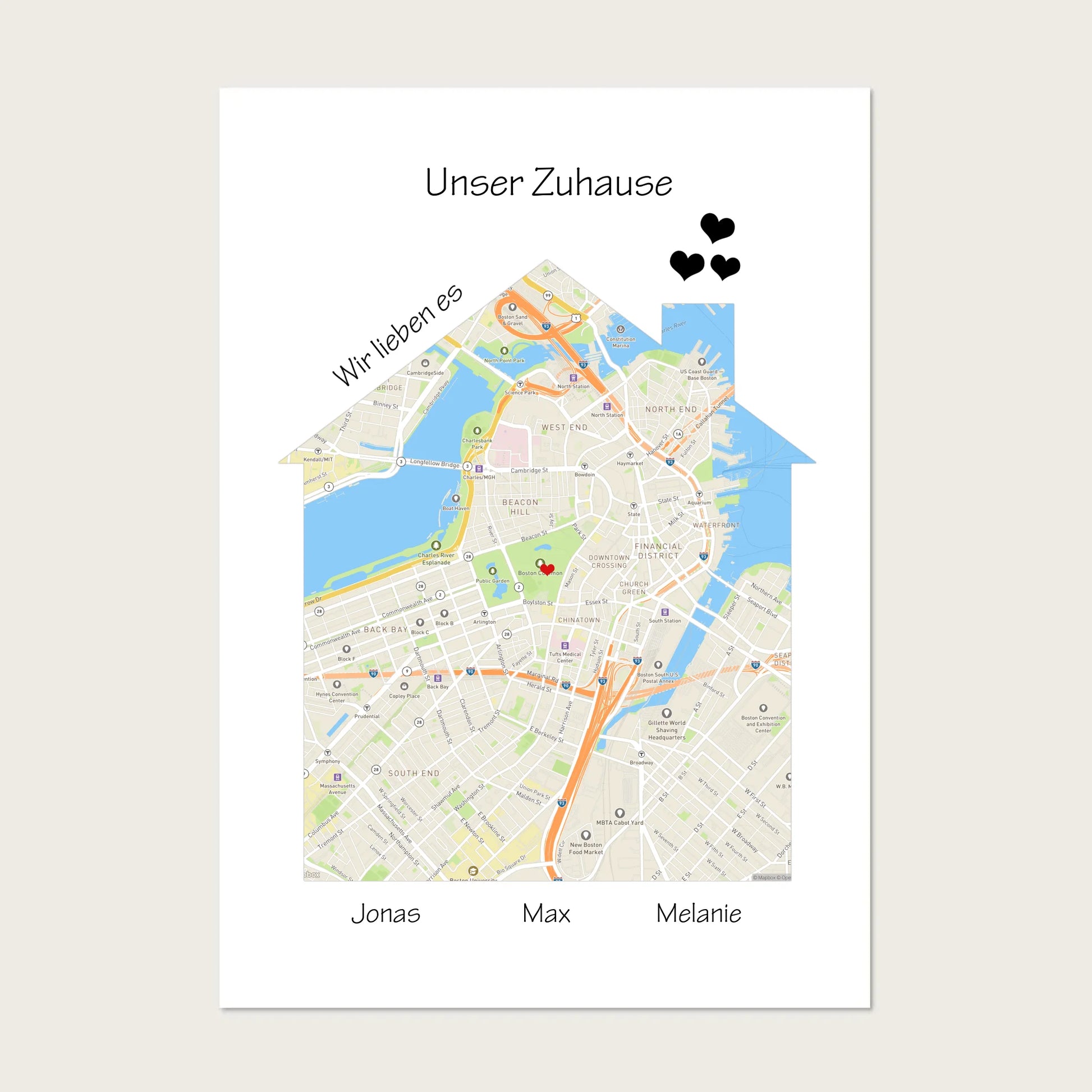 "Unser Zuhause" Poster als Einzugsgeschenk in Wohnung, Haus, Richtfest !!! Digitale Datei zum Selberdrucken - kein Poster !!! Digitale Datei zum Selberdrucken - kein Poster A4 A3 A2