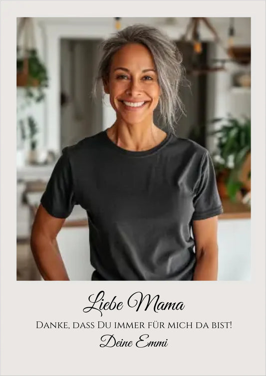 Fotoposter Mama - Muttertagsgeschenk personalisiert, Geburtstag Mama, Oma,
