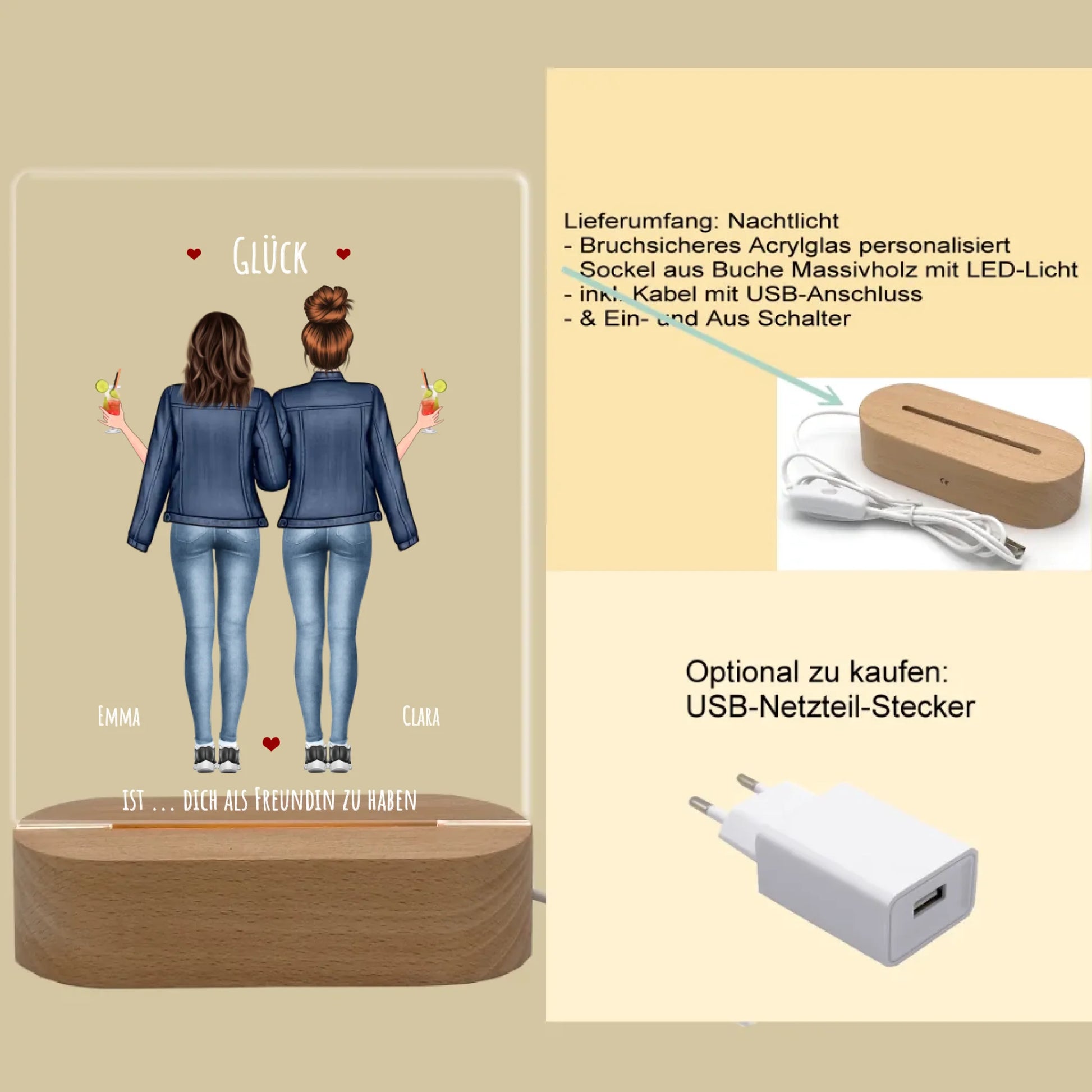 Produktinfo rechteckiges 3