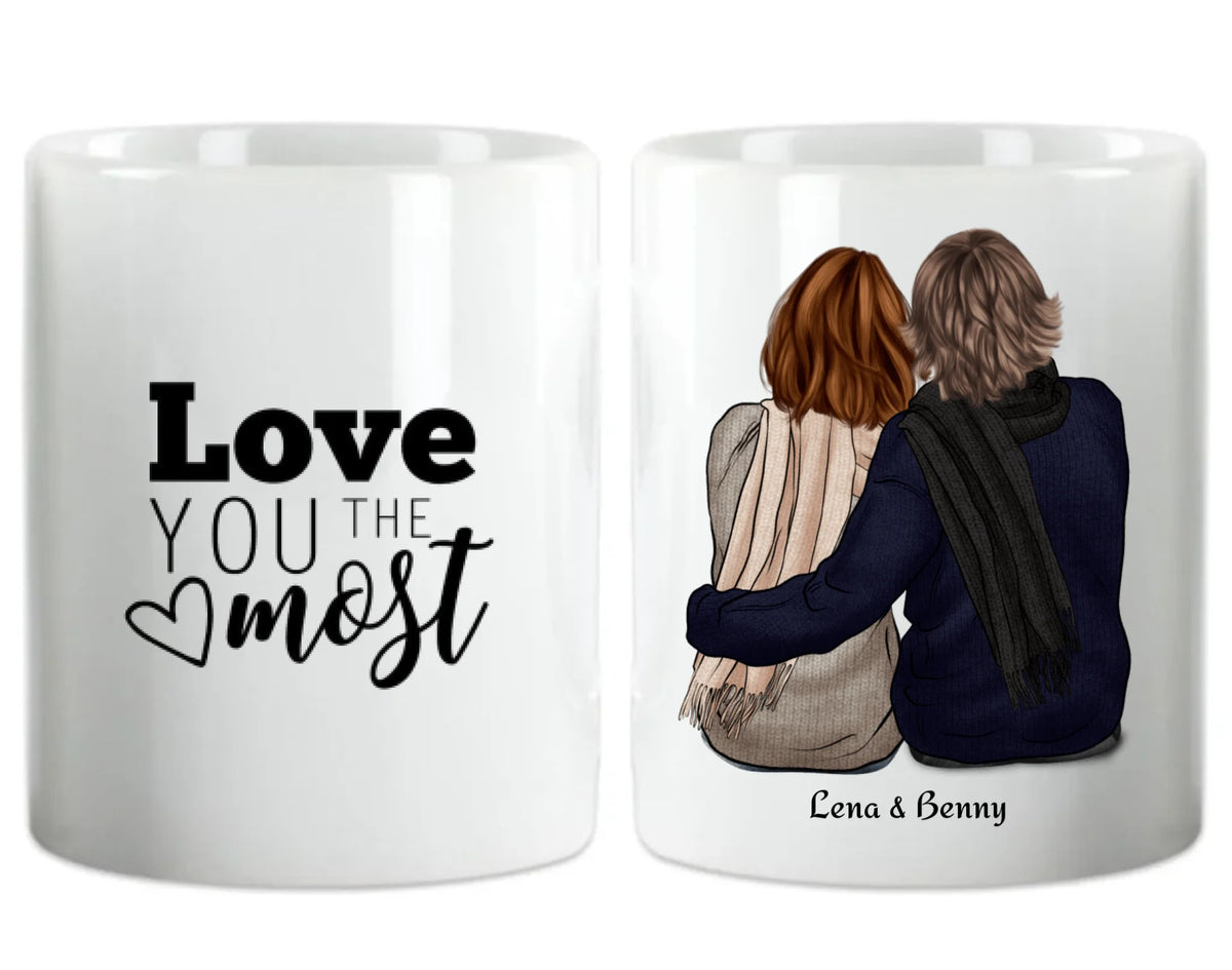 Paartasse, Personalisierte Tasse Geburtstagsgeschenk Kaffeebecher, Ges – BesteFreundeGeschenke