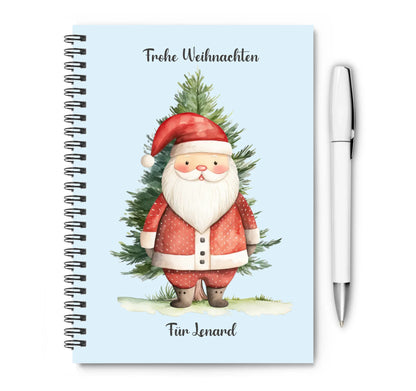 Collegeblock / Notizheft Kinder Weihnachtsgeschenk personalisiert, Hausaufgabenheft Waldtiere copy Collogeblock kariert lieferbar ab 18.10.2025