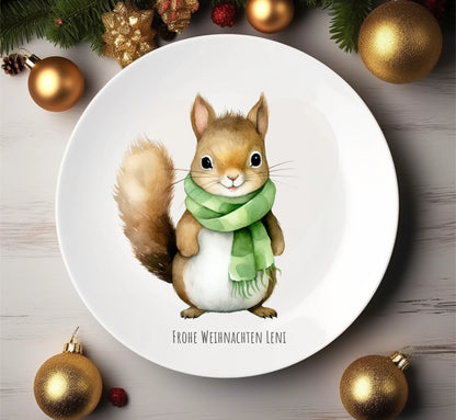 Geschenk Nikolaus, Weihnachten personalisiert -  Kindertasse, Kinderbecher, Kinderteller - Nikolaustasse, Weihnachtstasse - mit Name