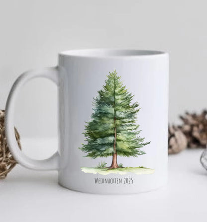 Geschenk Nikolaus, Weihnachten personalisiert -  Kindertasse, Kinderbecher, Kinderteller - Nikolaustasse, Weihnachtstasse - mit Name