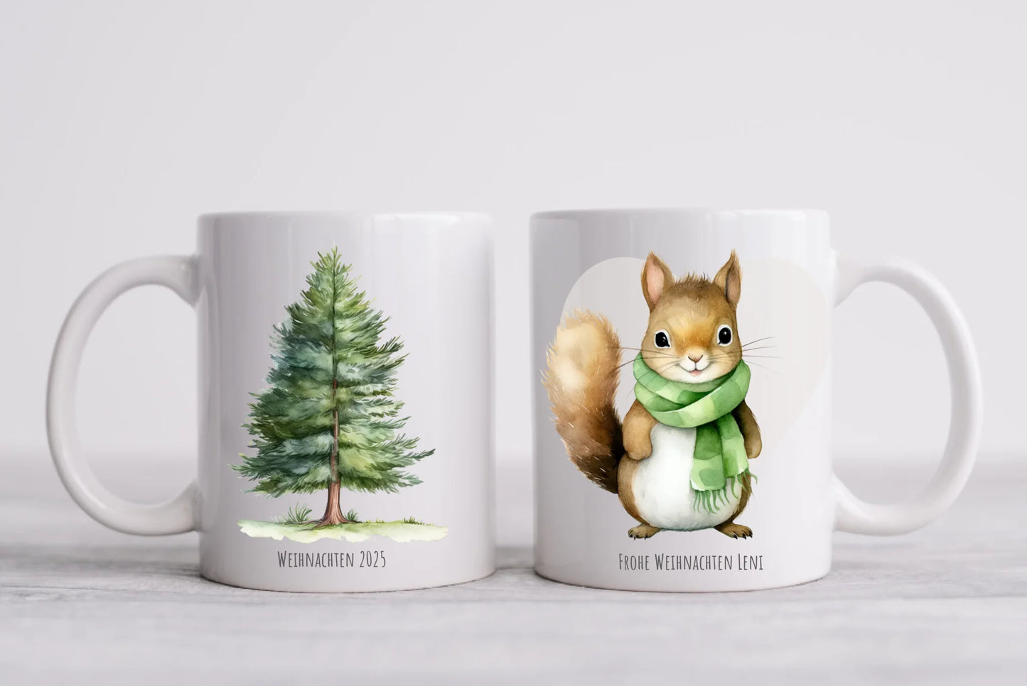 Geschenk Nikolaus, Weihnachten personalisiert -  Kindertasse, Kinderbecher, Kinderteller - Nikolaustasse, Weihnachtstasse - mit Name