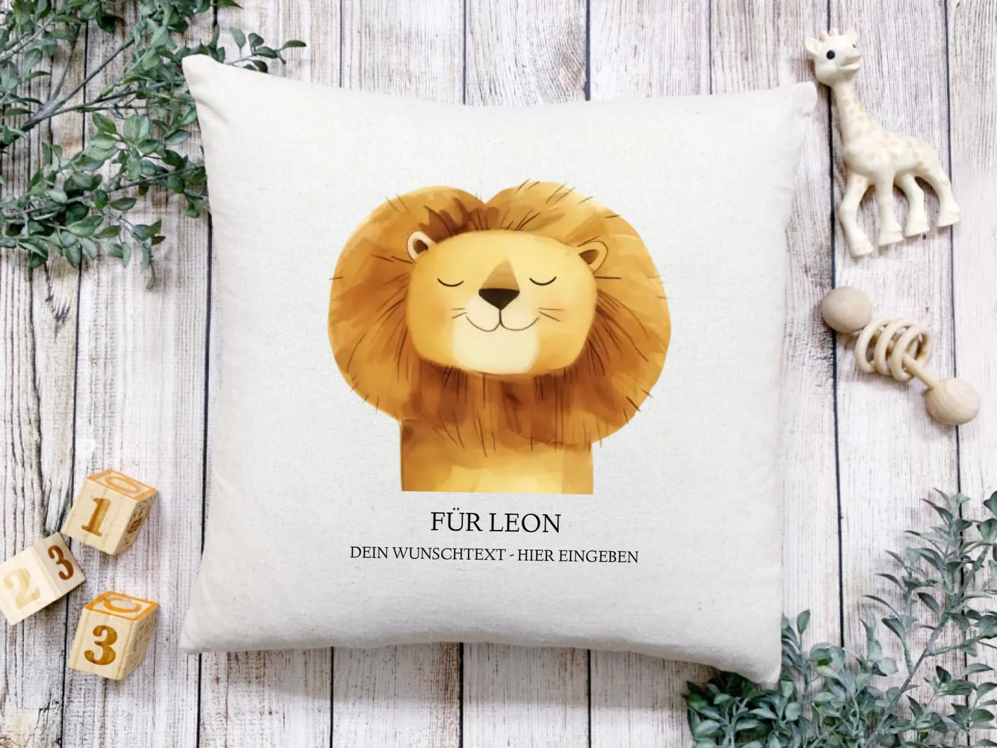 Personalisiertes Kinderposter "verschiedene Tiere" mit Namen, Kinderzimmerbild