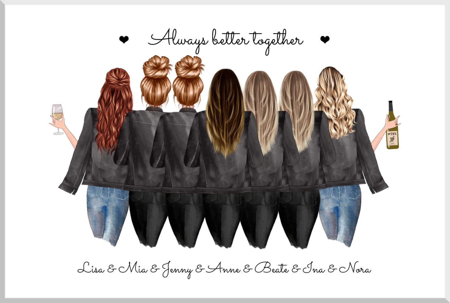 20x30 cm - Leinwand-quer